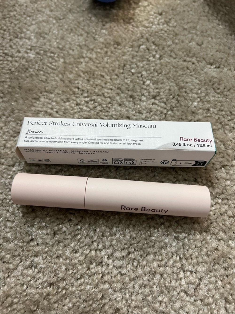 Rare Beauty Perfect Strokes Universal Volumizing Mascara — Brown